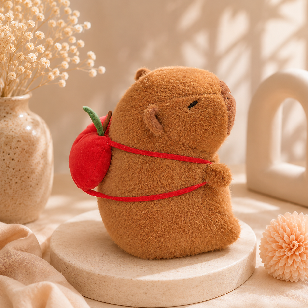 Cozy Capybara Plush – 20cm Cute Animal Doll