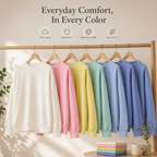 Minimal Fit Sweatshirt – Oversized Cotton Pullover
