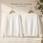 Minimal Fit Sweatshirt – Oversized Cotton Pullover