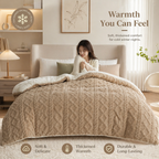 Warm & Cozy Plush Winter Quilt