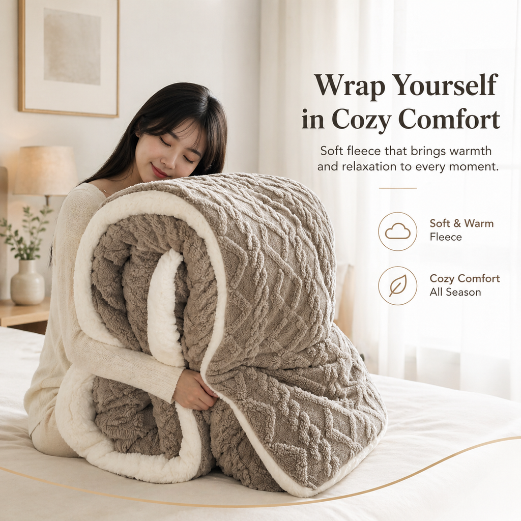 Warm & Cozy Plush Winter Quilt
