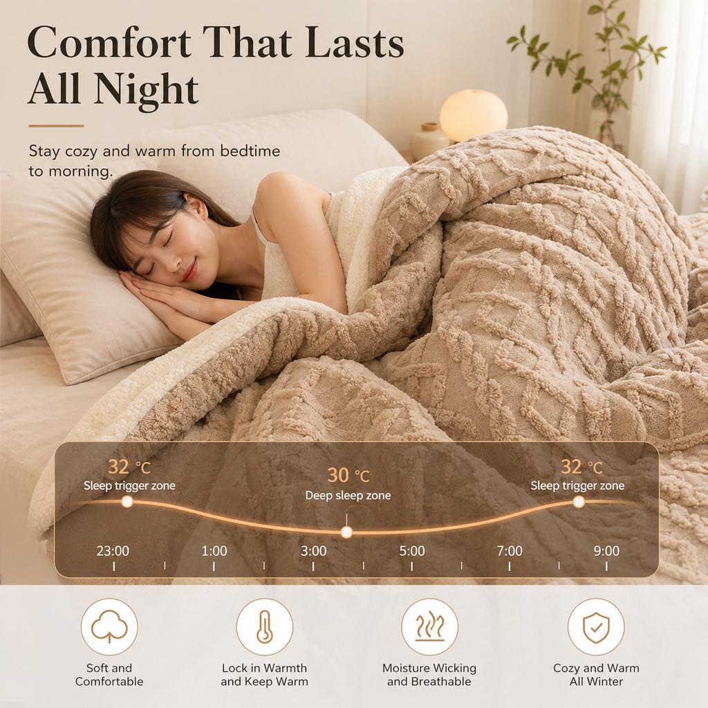 Warm & Cozy Plush Winter Quilt