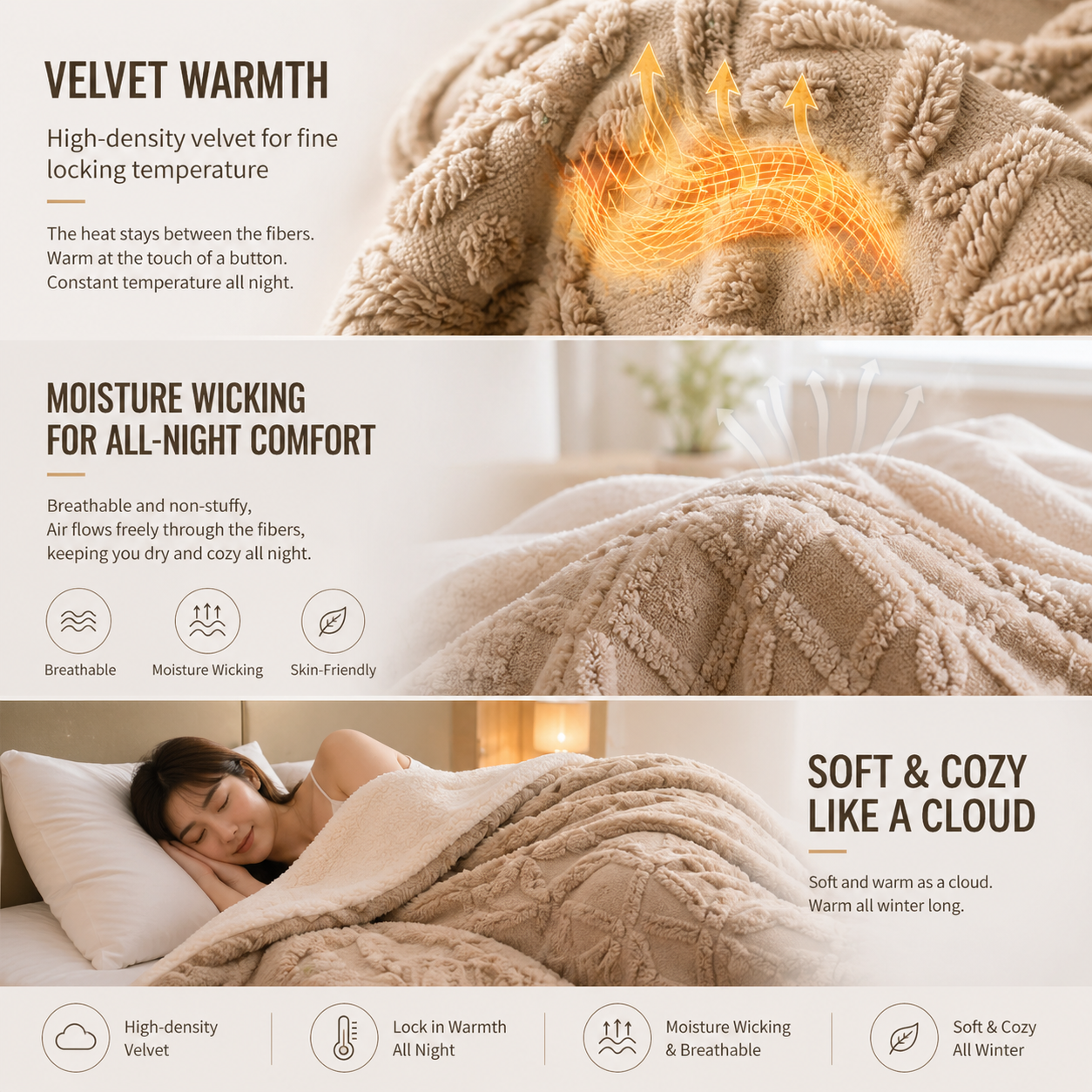 Warm & Cozy Plush Winter Quilt