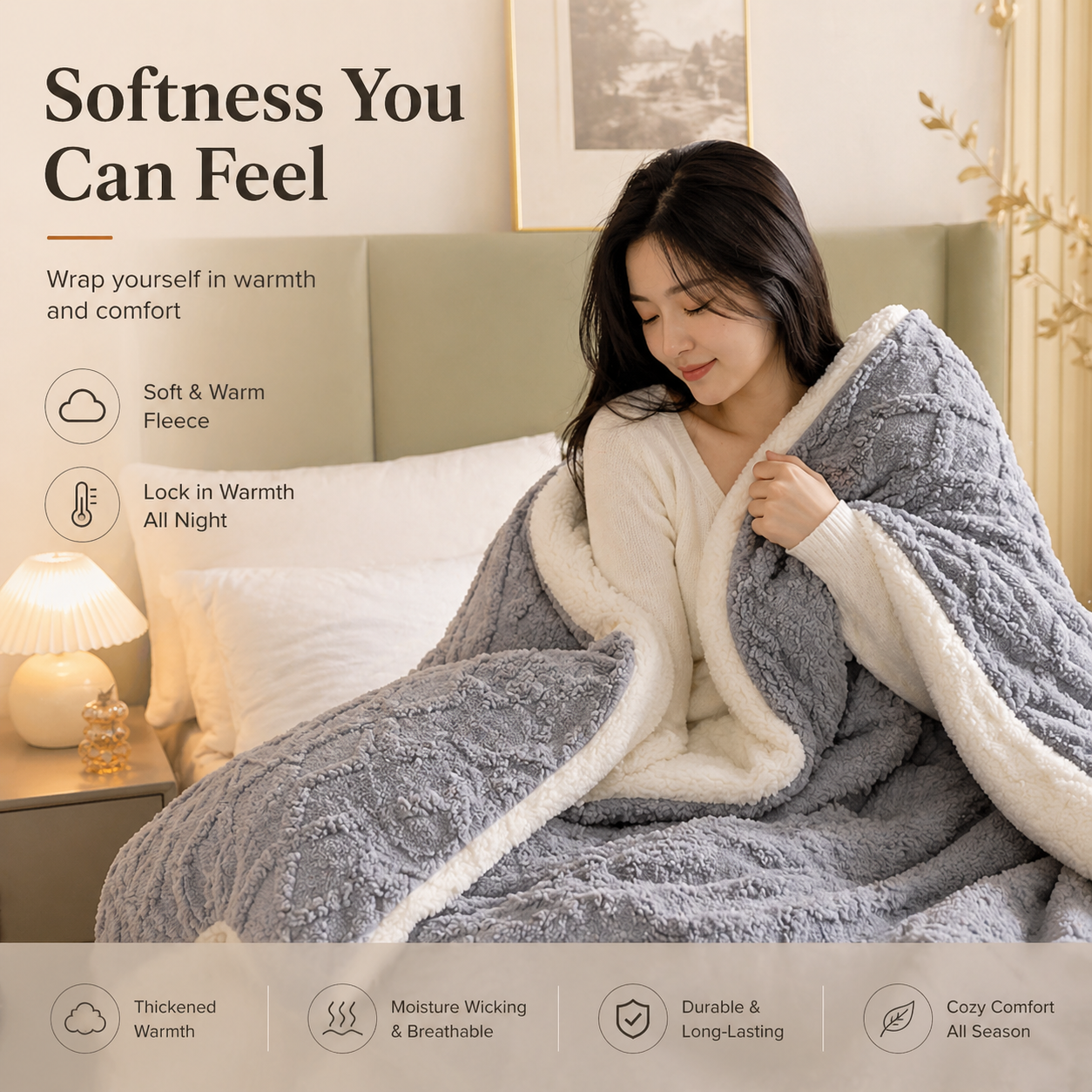 Warm & Cozy Plush Winter Quilt
