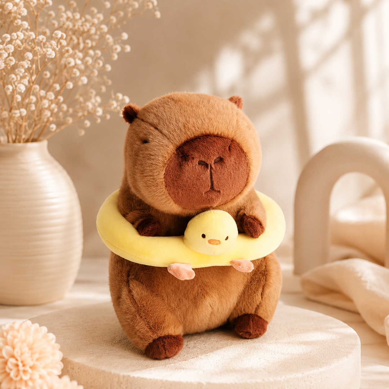 Cozy Capybara Plush – 20cm Cute Animal Doll