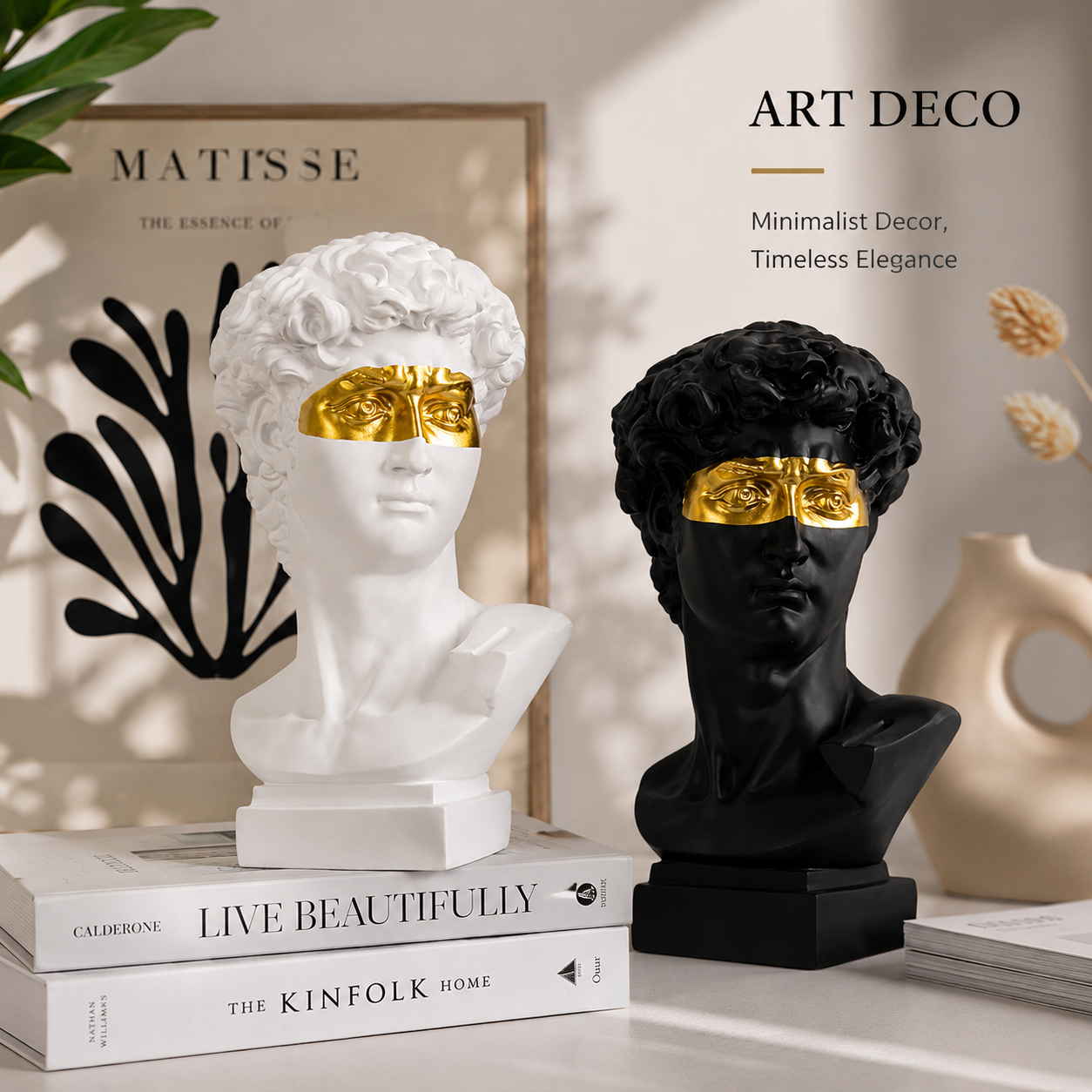 Modern David Bust Decor