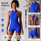 ContourZip Backless Yoga Romper