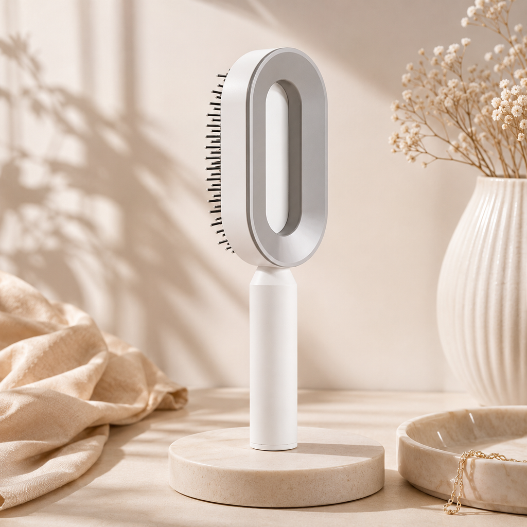 Self-Cleaning Massage Brush