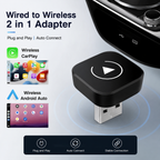 Wireless CarPlay & Android Auto Adapter – Instant Plug & Play