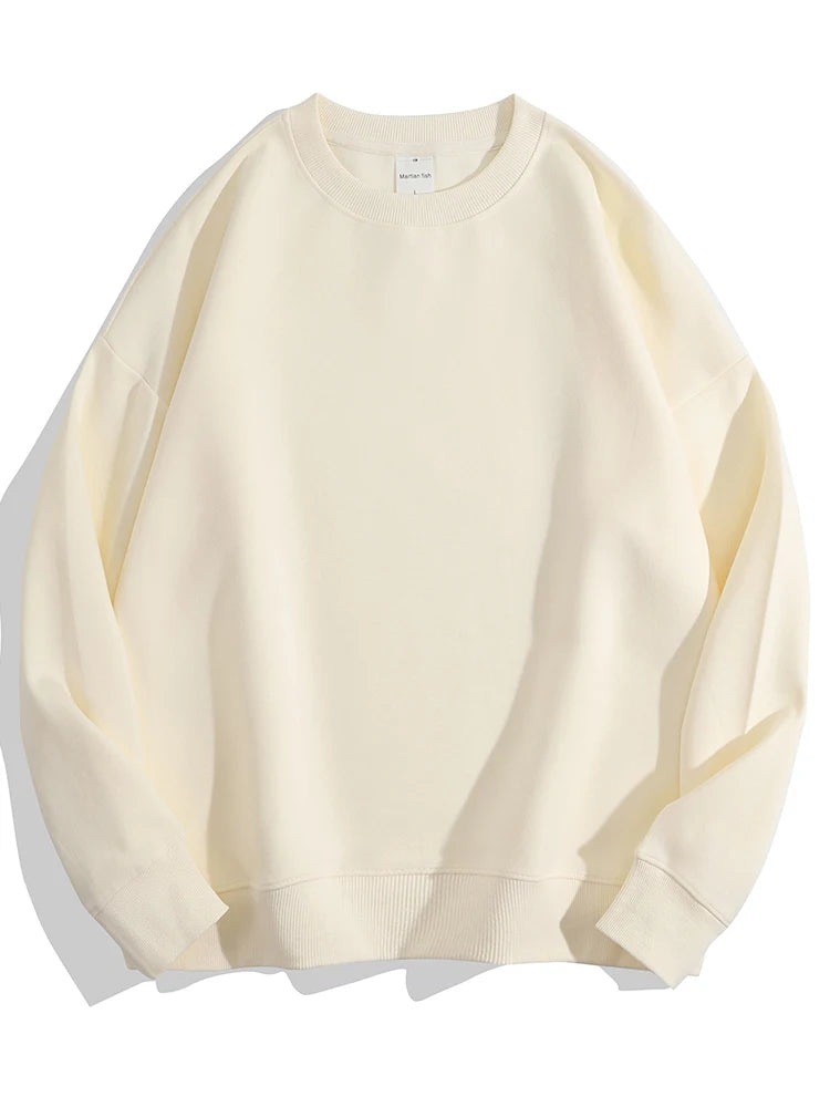 Minimal Fit Sweatshirt – Oversized Cotton Pullover
