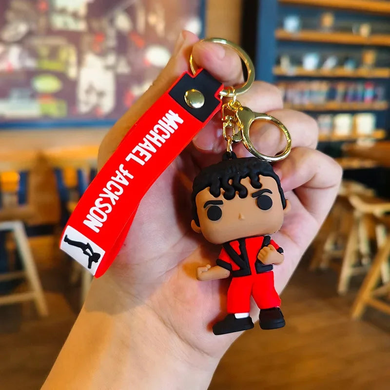 Michael Jackson Collectible Keychain Set