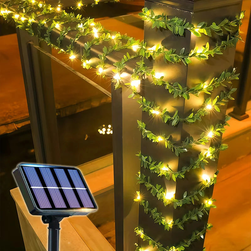 Glow Ivy Solar Lights – Outdoor & Indoor Fairy Light Decor