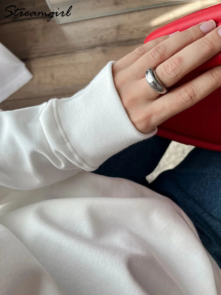 Minimal Fit Sweatshirt – Oversized Cotton Pullover