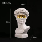 Modern David Bust Decor