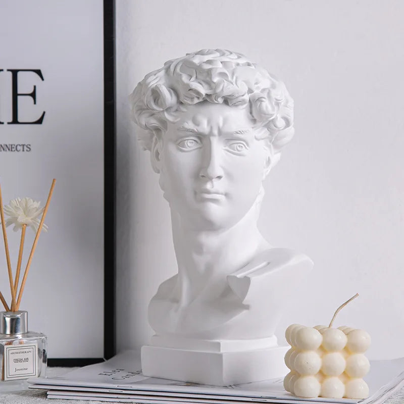 Modern David Bust Decor