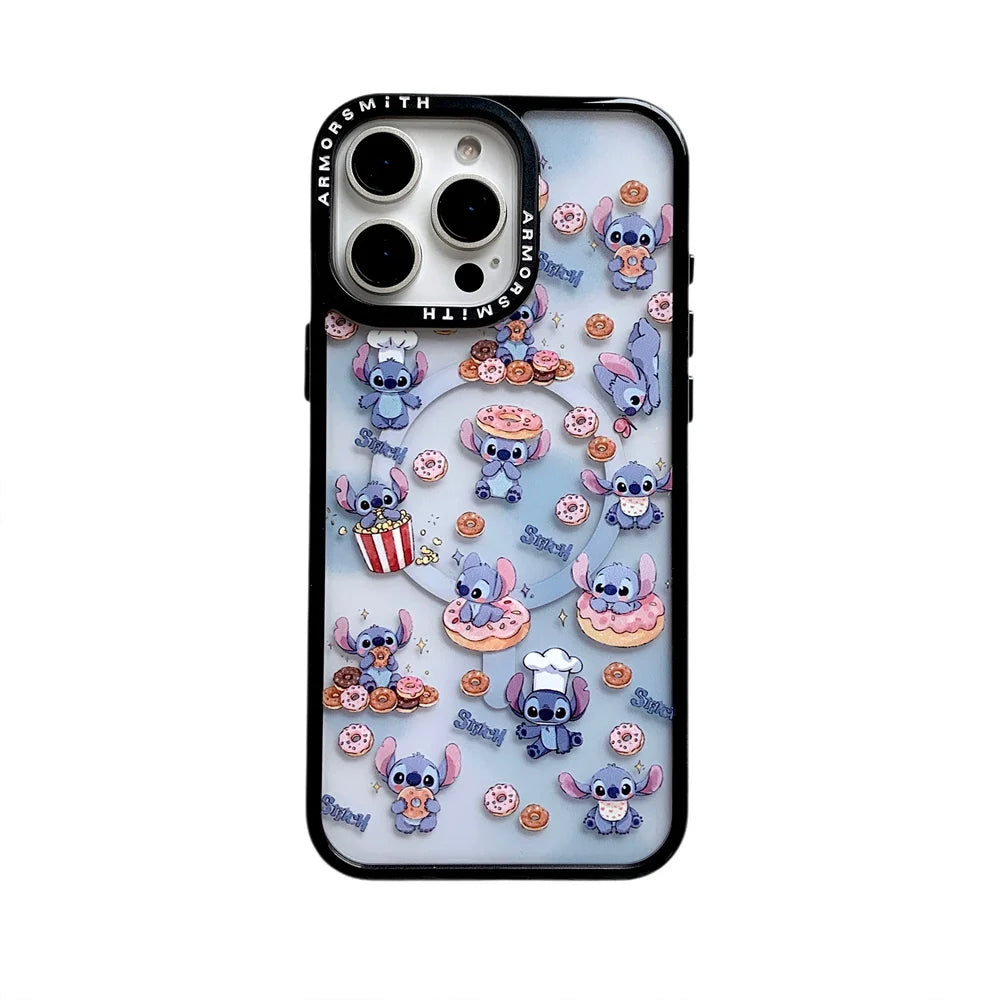 Cute Bear MagSafe Case – Magnetic Stand & Grip Holder