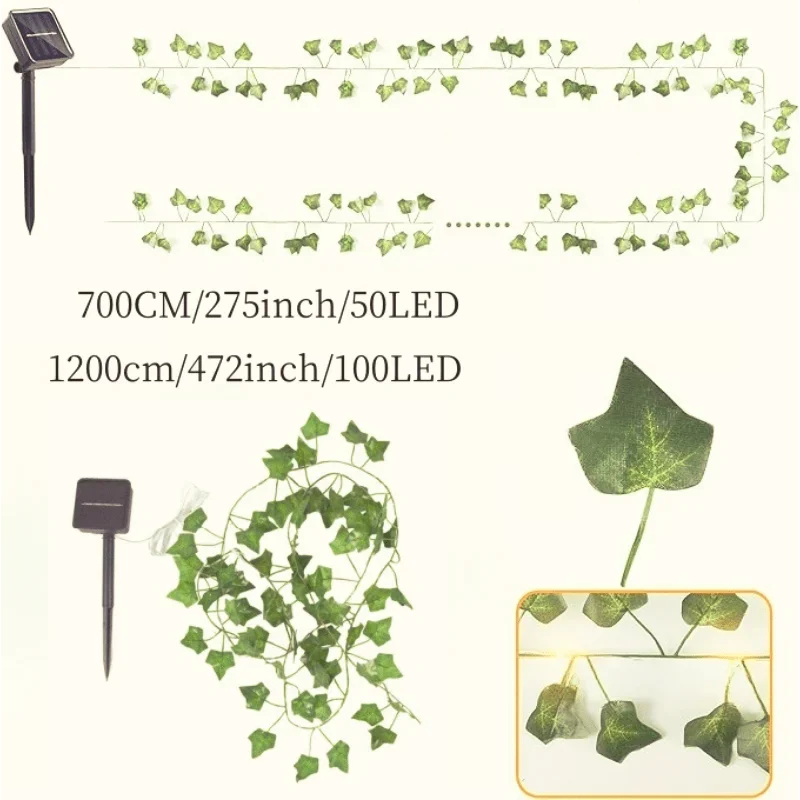 Glow Ivy Solar Lights – Outdoor & Indoor Fairy Light Decor