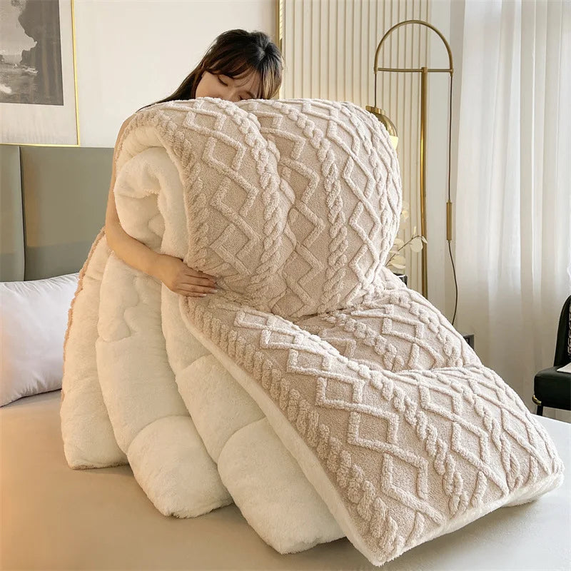 Warm & Cozy Plush Winter Quilt