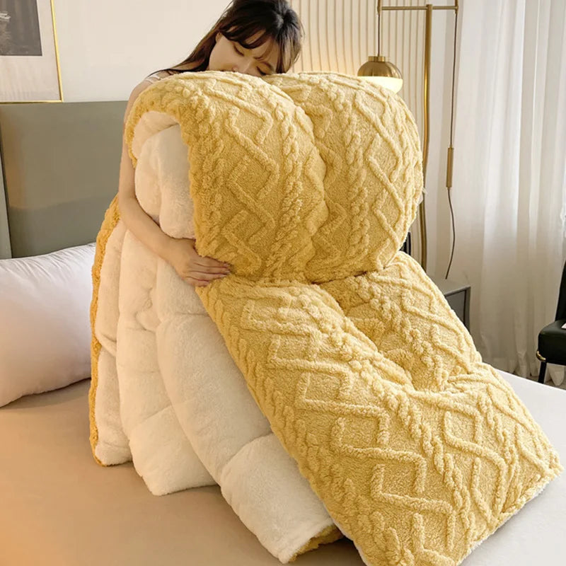 Warm & Cozy Plush Winter Quilt