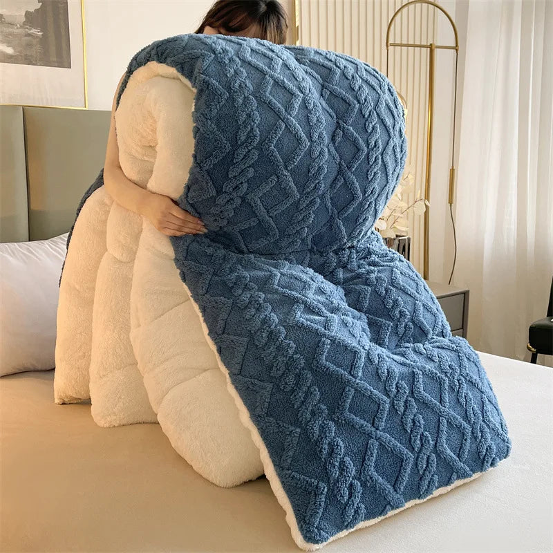 Warm & Cozy Plush Winter Quilt