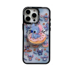 Cute Bear MagSafe Case – Magnetic Stand & Grip Holder