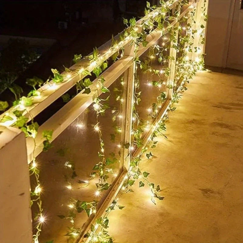Glow Ivy Solar Lights – Outdoor & Indoor Fairy Light Decor