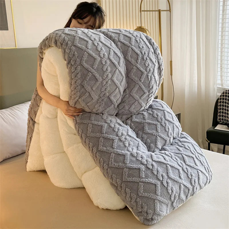 Warm & Cozy Plush Winter Quilt