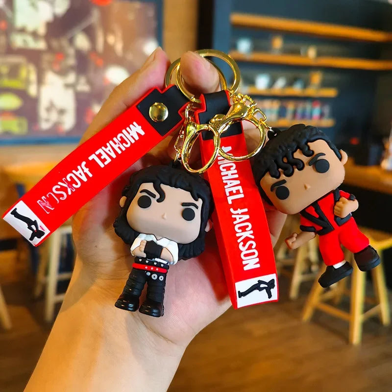 Michael Jackson Collectible Keychain Set