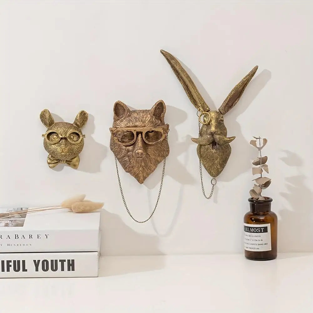 Vintage Animal Wall Hooks