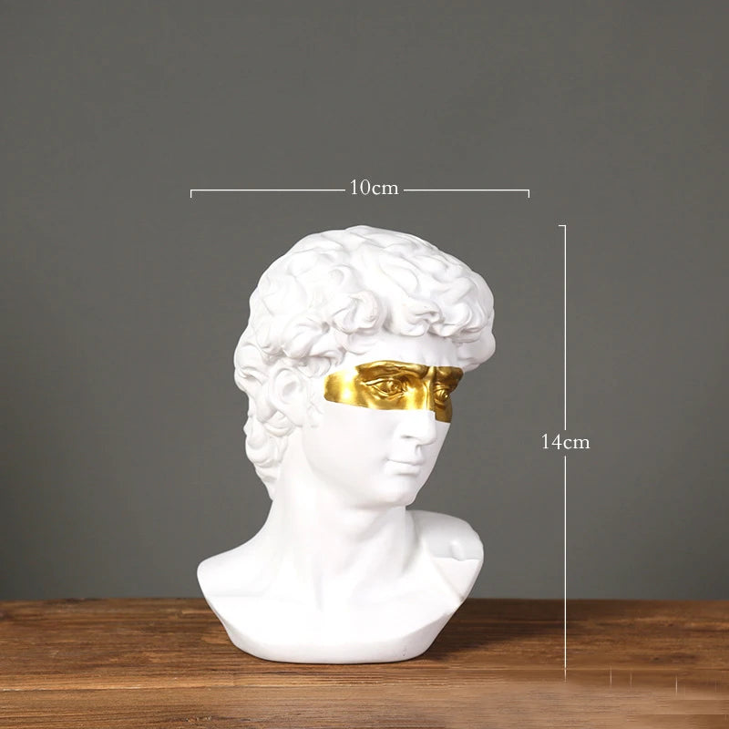 Modern David Bust Decor