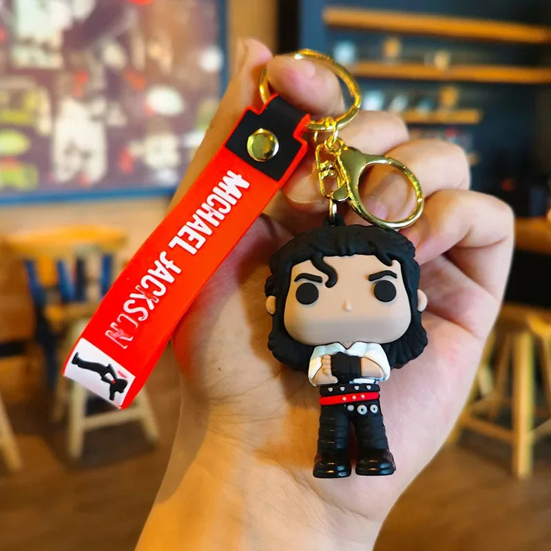 Michael Jackson Collectible Keychain Set