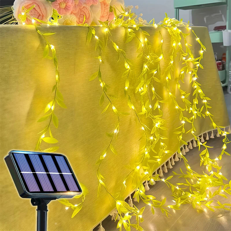Glow Ivy Solar Lights – Outdoor & Indoor Fairy Light Decor