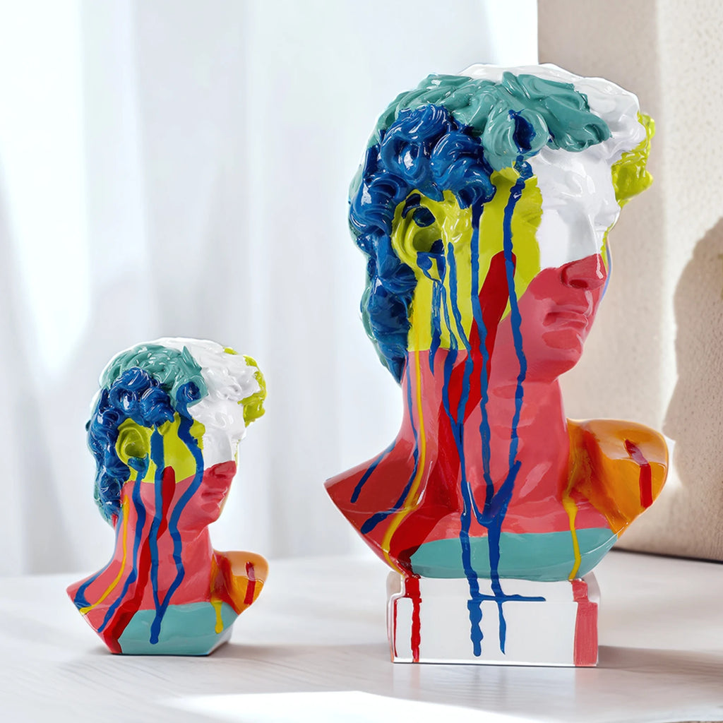 Modern David Bust Decor