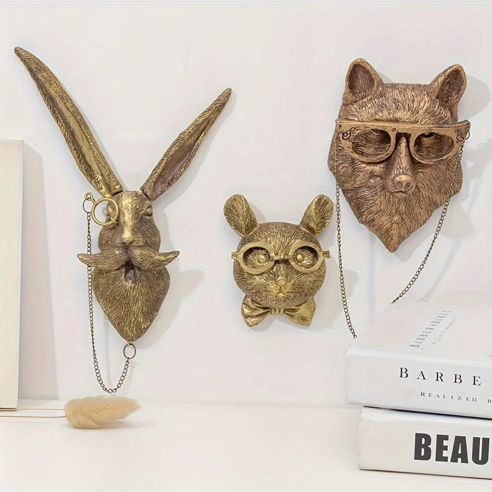 Vintage Animal Wall Hooks