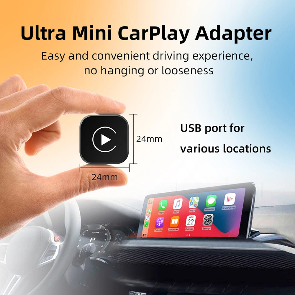 Wireless CarPlay & Android Auto Adapter – Instant Plug & Play