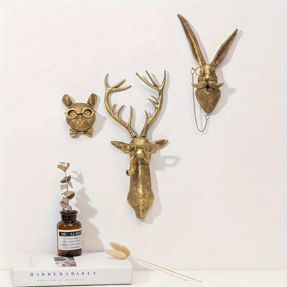 Vintage Animal Wall Hooks