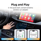 Wireless CarPlay & Android Auto Adapter – Instant Plug & Play