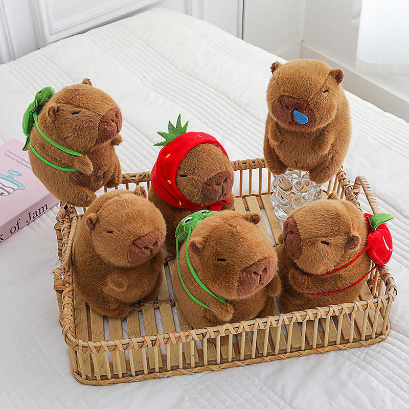 Cozy Capybara Plush – 20cm Cute Animal Doll